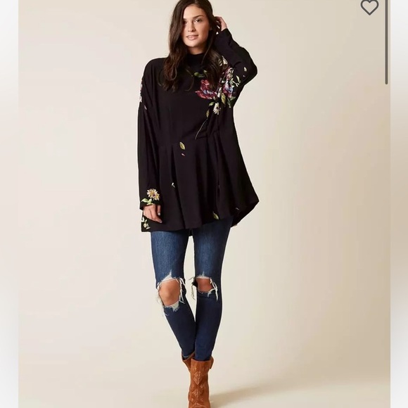 Free People Women’s Gemma Tunic Top Sz XS - Picture 1 of 10